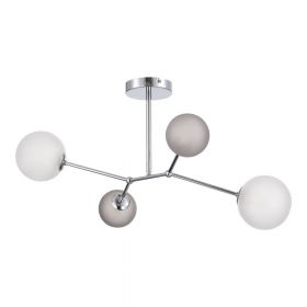 SLE1107-103-04 Светильник подвесной Хром/Белый, Серый G9 LED 4*5W 4000K.