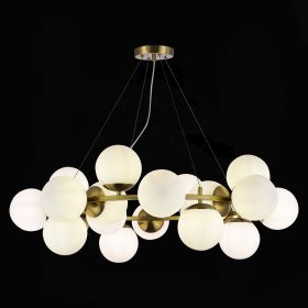 SLE1191-203-20 Светильник подвесной Золотистый/Белый E27 20*60W.