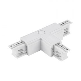 ST030.509.16L2 Т-образный токоподвод левый 2 для трехфазного шинопровода ST-Luce Белый.