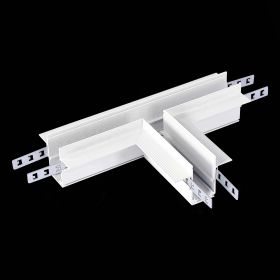 ST007.599.12 Коннектор T-образный для встраиваемого магнитного шинопровода под ГКЛ 12мм ST-Luce Белы.