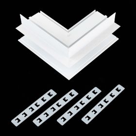 ST007.559.12 Внешний угол-соединитель для встраиваемого магнитного шинопровода под ГКЛ 12мм ST-Luce.