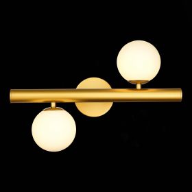 SL1185.201.02 Бра ST-Luce Золотистый/Белый G9 2*5W.