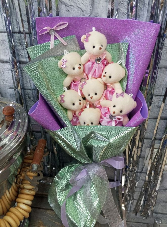 Букет из мишек