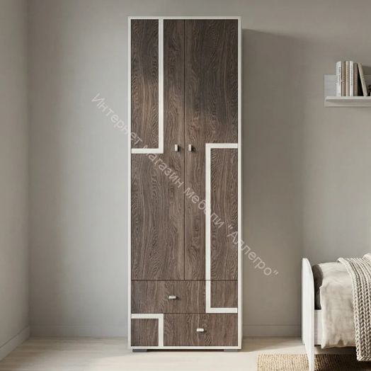 Шкаф 2-х дверный для одежды Омега 16