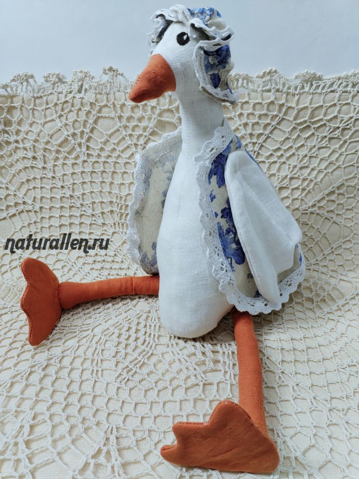Сувенир "Льняные гуси"рис 2