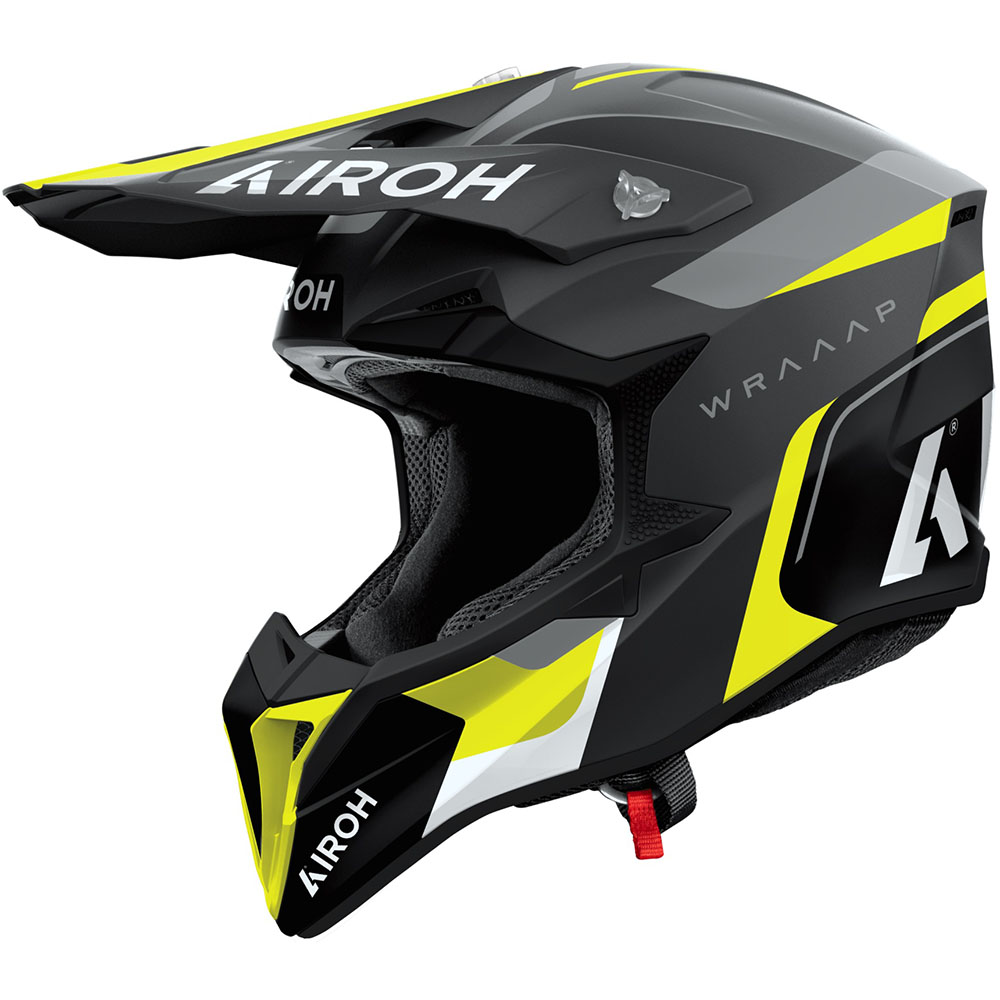 Airoh Wraaap Conquer Yellow Matt шлем внедорожный