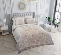 «Серебряные миражи» постельное белье Сатин Евро