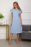 Ночная сорочка 312 [голубой цветок]