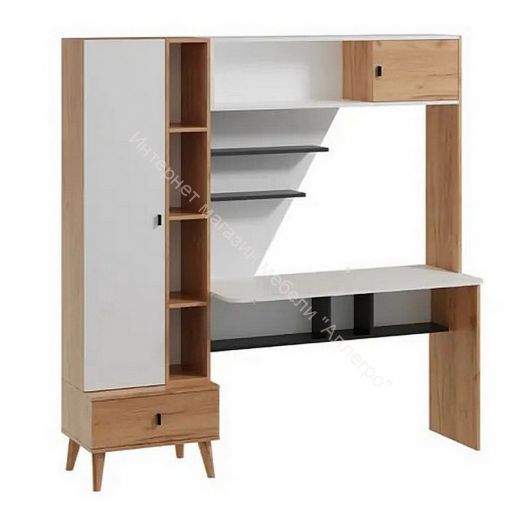 Стол письменный Омега 3 с надстройкой