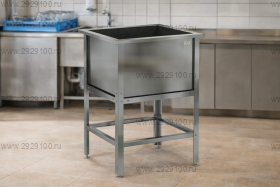 Ванна моечная ВМС/1-53/53 без борта 1 секция