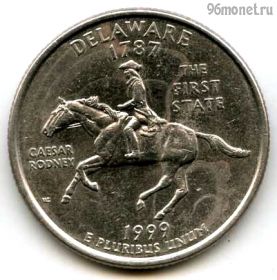 США 25 центов 1999 P Делавэр