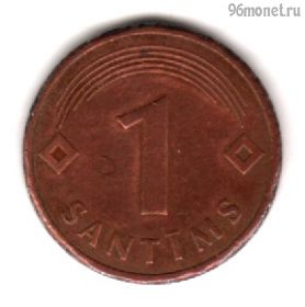 Латвия 1 сантим 1992