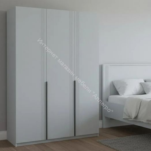 Шкаф 3-х дверный Ольга 6 со скрытыми ящиками