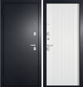 Металлическая Дверь Verda METIX 28 Букле Черный, 2050*860 2050*960 мм / Верда