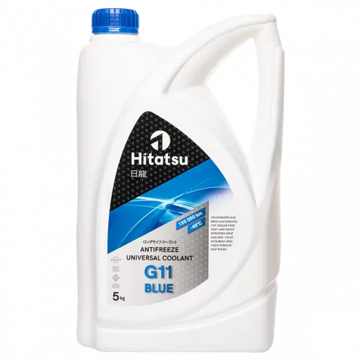 Hitatsu Antifreeze G11 (-45C) Blue Universal coolant, 5л