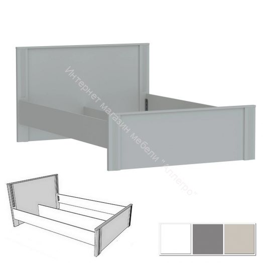 Кровать двойная Ольга 6 (1400х2000)