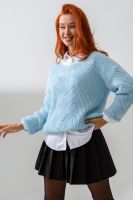 84503 Джемпер женский [голубой]