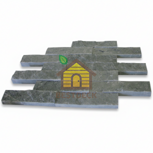 ПЛИТКА ТАЛЬКОХЛОРИТ “РВАНЫЙ КАМЕНЬ” 200x50x20 мм