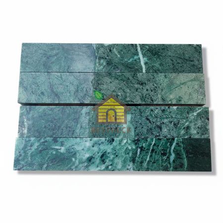 Плитка змеевик ламель 300x50x20 мм