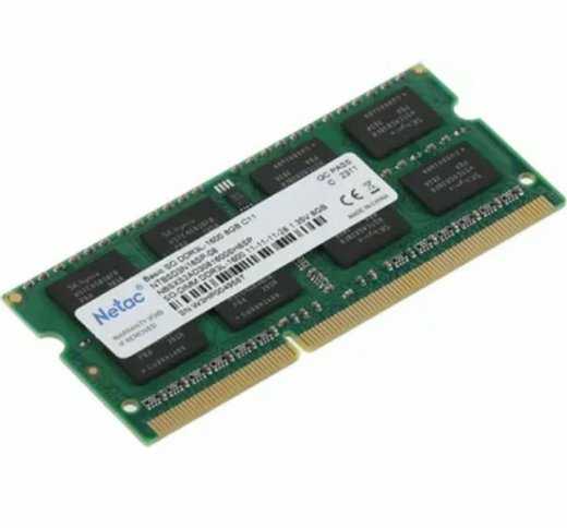 Оперативная память DDR3 1600 8 Гб Netac SO-DIMM