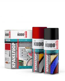Кракелюр Kudo Creation KU-C102 520мл Черный по Красному, Эффект Трещин / Кудо.
