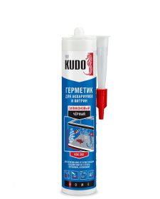 Герметик Силиконовый Kudo Home KSK 202 280мл Чёрный для Аквариумов и Витрин / Кудо.