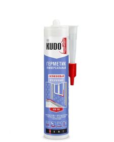 Герметик Силиконовый Kudo Home KSK 100 280мл Прозрачный, Универсальный / Кудо.