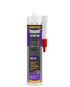 Герметик Силиконовый Kudo Donewell DSK 100 260мл Белый, Универсальный / Кудо.