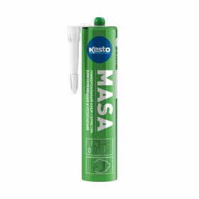 Клей-Герметик Kesto Masa 310мл Черный, Универсальный для Склеивания и Уплотнения / Кесто.
