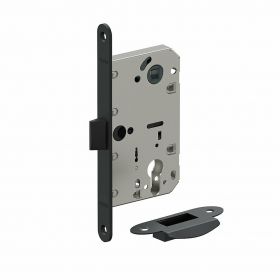 Замок Врезной Bravo P-3-CL SB МатЧерный Для Межкомнатных Дверей / Браво.