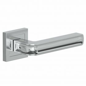 Ручка Дверная Bravo A-211 SC/C МатХром/Хром Для Межкомнатных Дверей / Браво.