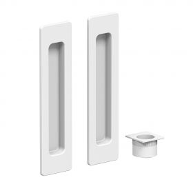 Ручка Купе Bravo SL-11 W Белая для Раздвижных Дверей / Браво.