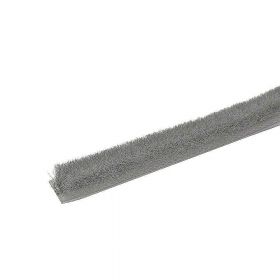 Уплотнитель Щеточный Bravo 4Р 7*6 Серебро для Складных Дверей / Браво.