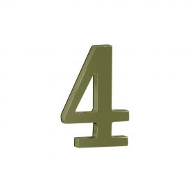 Цифра Bravo G Золото 4 для Дверей / Браво.