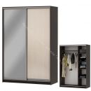 Шкаф-купе "Мираж 15.1" 2-х дверный с зеркалом Венге/Млечный дуб