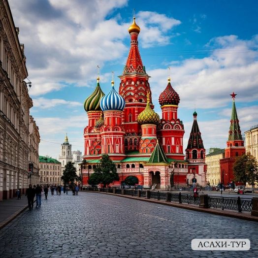 Москва: «путешествие в сердце России», 1 день