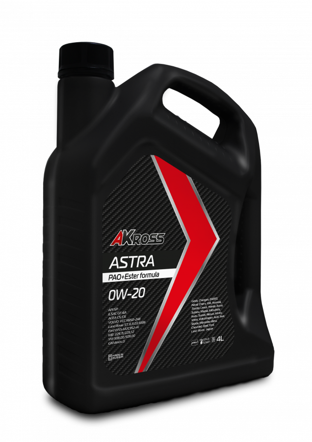 AKross Astra 0W-20 SP, 4л