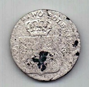 10 грошей 1831 Польское восстание против России Польша Варшава AUNC