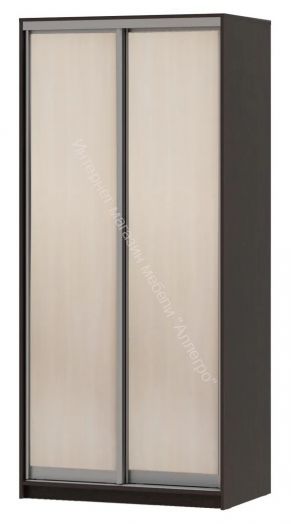 Шкаф-купе "Мираж 10.2" 2-х дверный Венге/Млечный дуб
