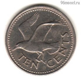 Барбадос 10 центов 1973