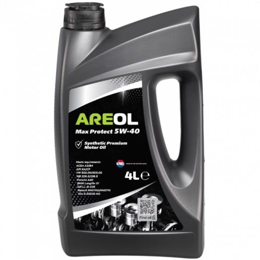AREOL Max Protect 5W-40, 4л