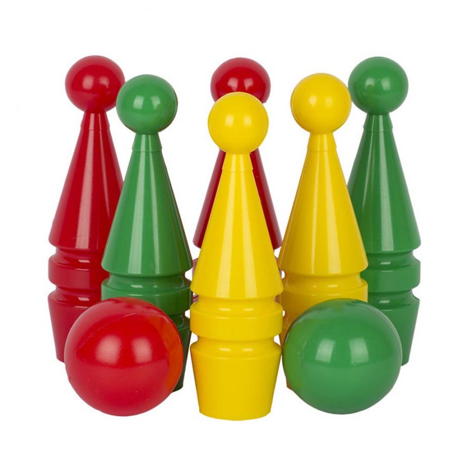 Игра «Кегли» 8пр.(кегли 6шт., шар 2шт.)