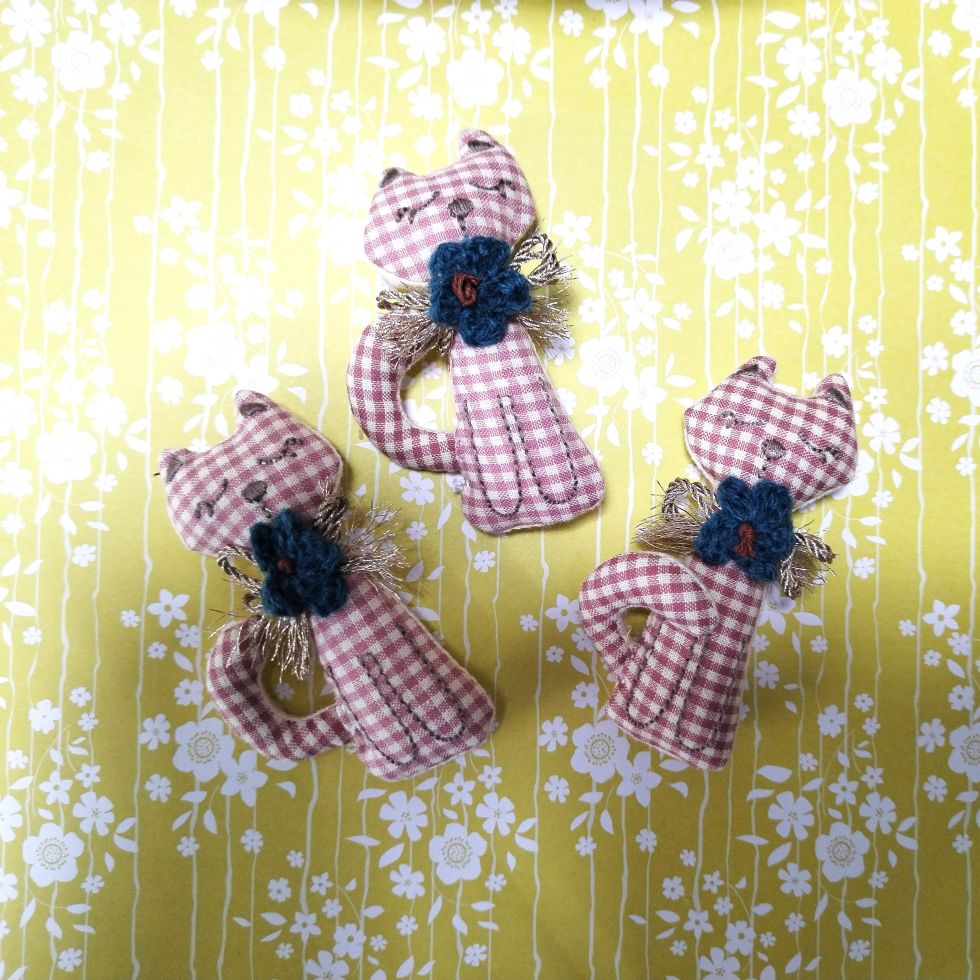 Игрушка для куклы Кошка-сплюшка 85 мм  1 штука (DZF-C.85)