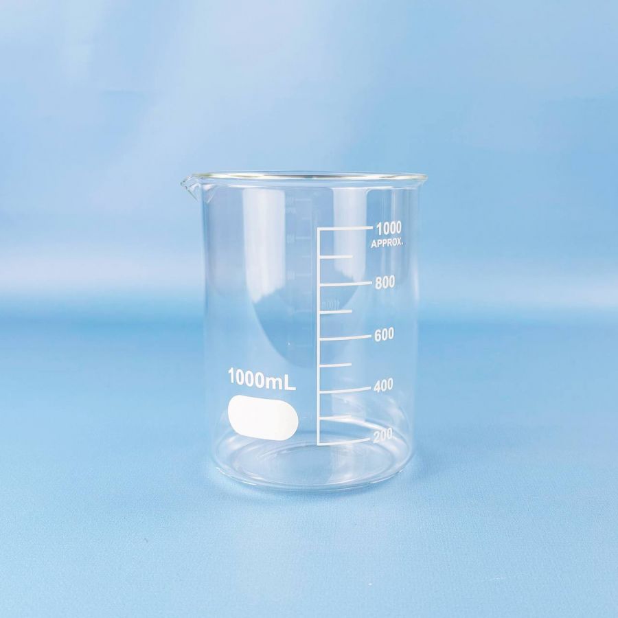 Стакан лабораторный низкий Labdevices Н-1-1000, 1000 мл, стекло Boro 3.3, градуированный