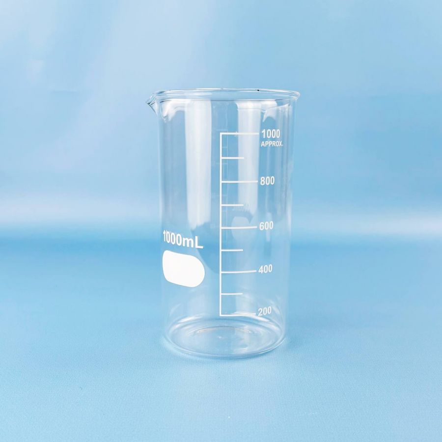 Стакан лабораторный высокий Labdevices В-1-1000, 1000 мл, стекло Boro 3.3, градуированный