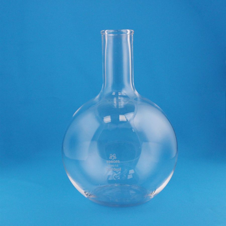 Колба плоскодонная Labdevices П-2-5000, 5000 мл, стекло Boro 3.3, без шлифа