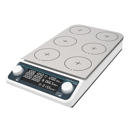 6-ти местная магнитная мешалка с нагревом до до 120 °С - Labdevices-MMS-6PRO на 500 мл