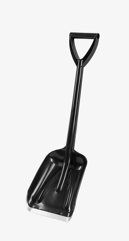 Лопата автомобильная с металлическим наконечником АвтоСтиль (700х210)