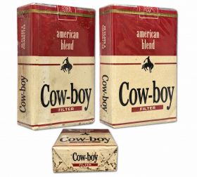 Сигареты - Cow-boy (мягкая пачка). American blend. 90-е. Оригинал verified