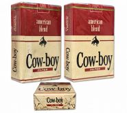 Сигареты - Cow-boy (мягкая пачка). American blend. 90-е. Оригинал verified
